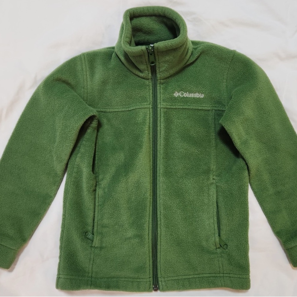 Columbia Green Fleece Jacket-Zise/smoll 8
Unisex‎ girl or boy.